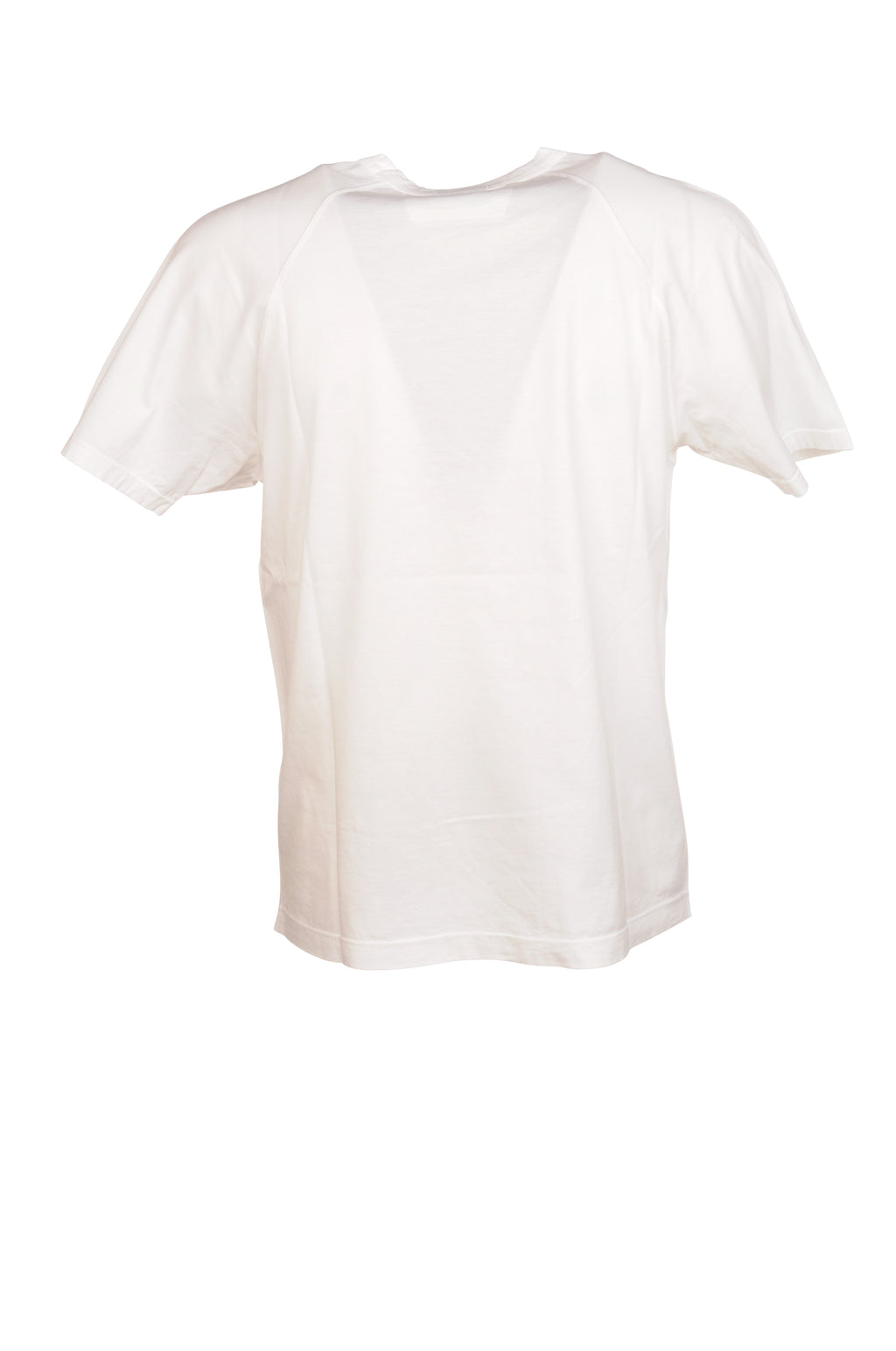 Dettaglio Scritta su t-shirt bianco nan con dettagli chiari