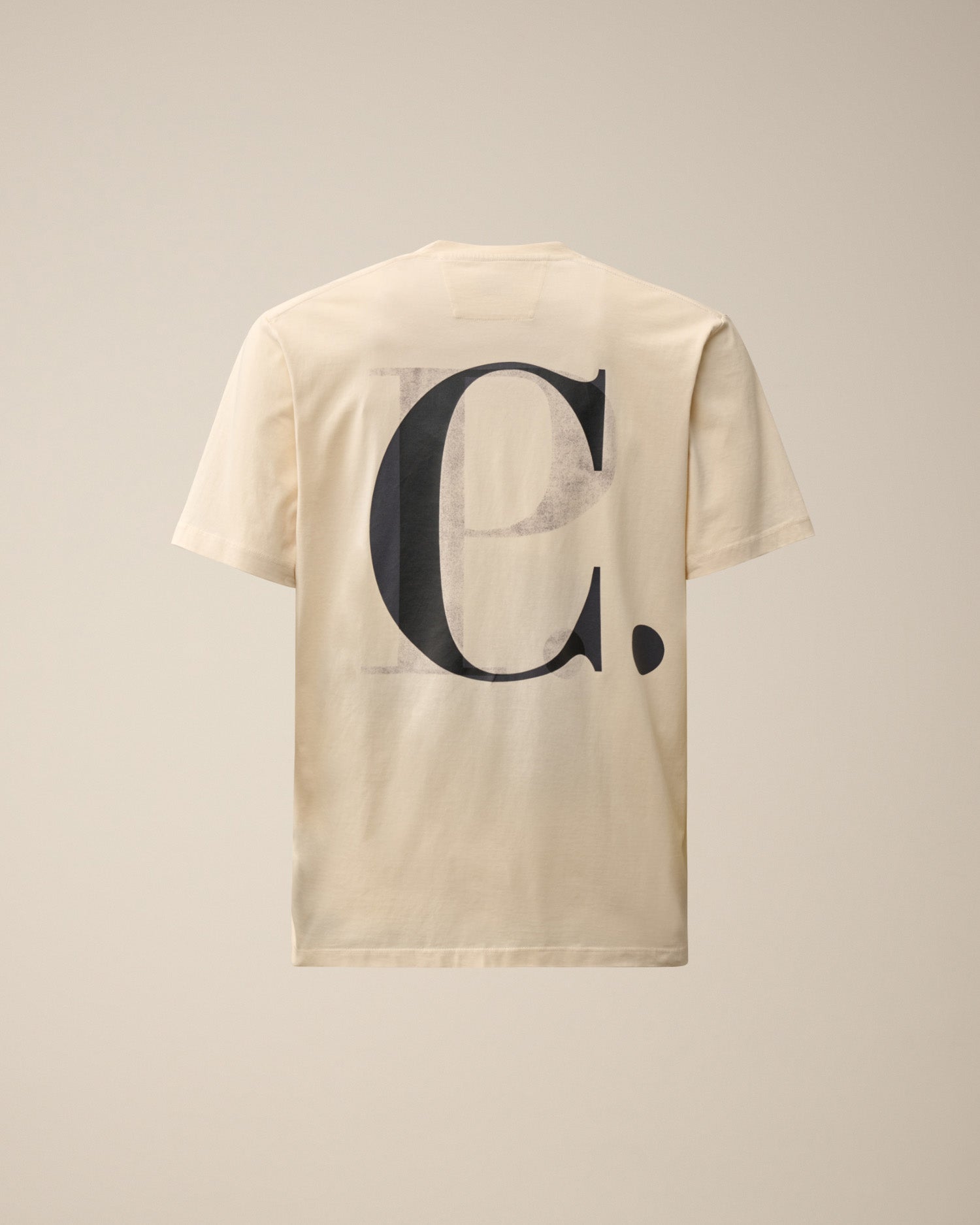 t-shirt panna nan logo Stampa Grafica cotone jersey con dettagli chiari