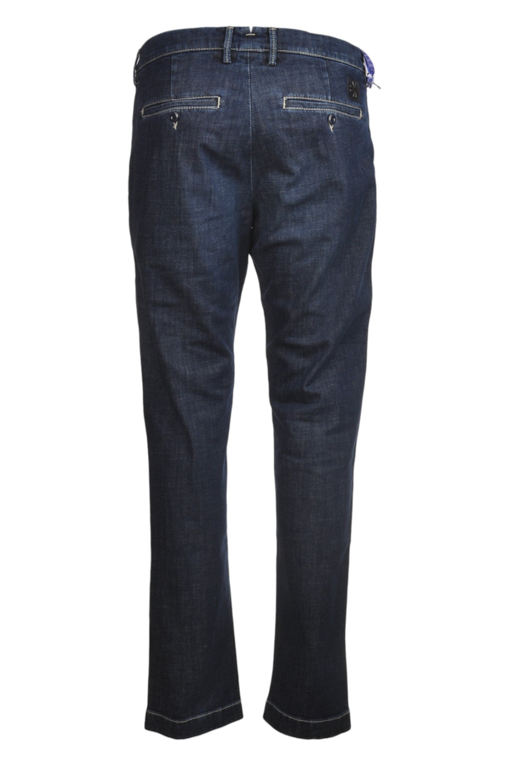 Detail of slim‑fit jeans dark wash Jacob Cohen in premium fabric