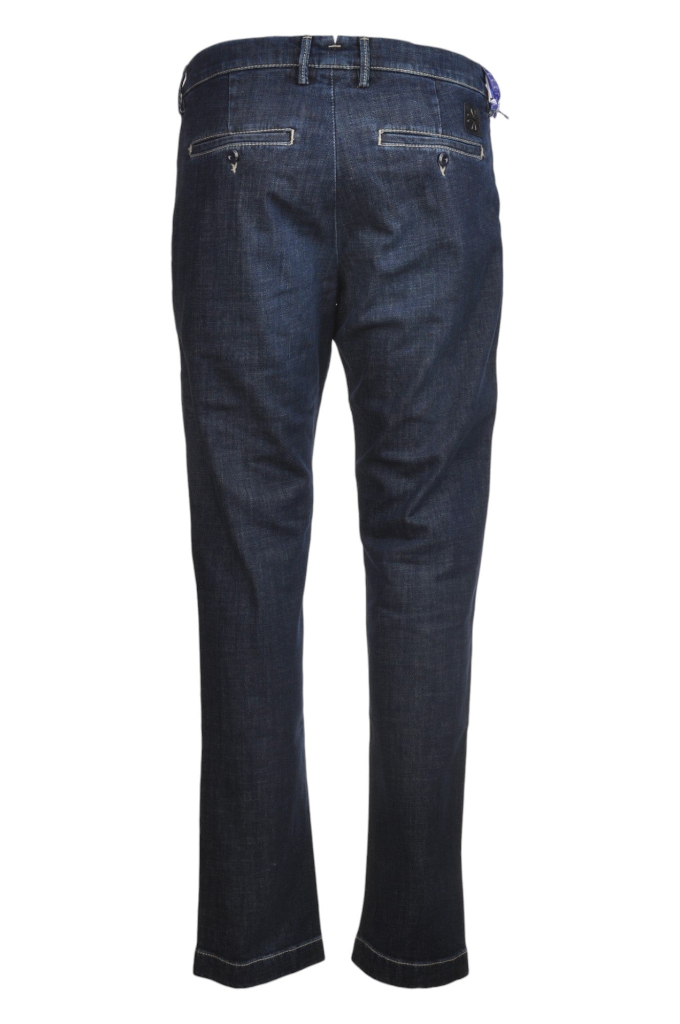 Detail of slim‑fit jeans dark wash Jacob Cohen in premium fabric