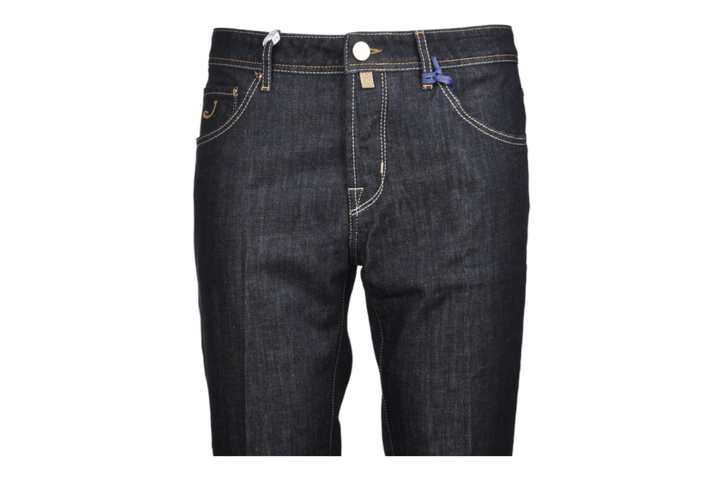 Jeans da solo da dietro jeans slim fit d lav blu scur Jacob Cohen