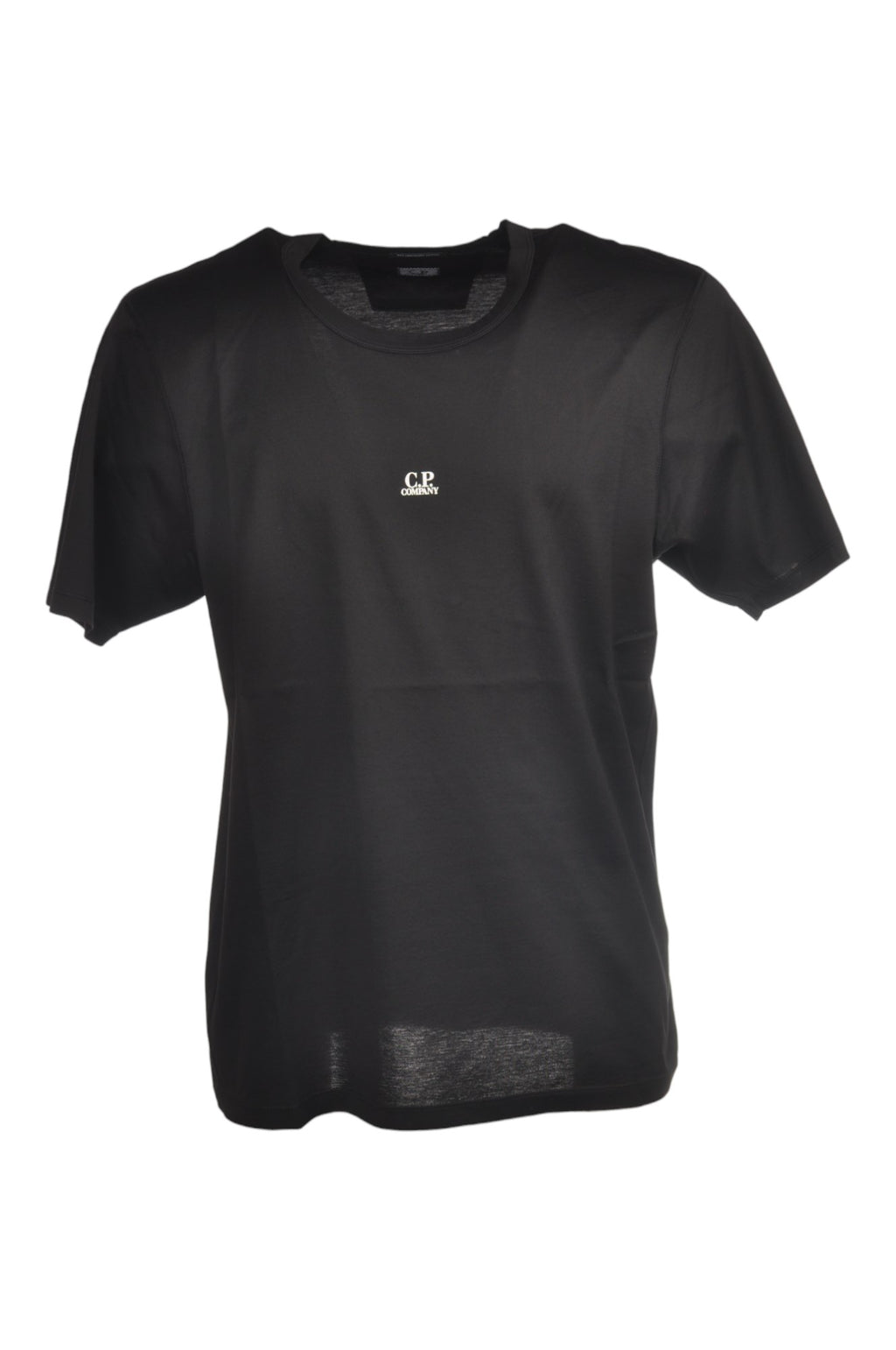 t-shirt nero nan vista posteriore logo Stampa con dettagli chiari