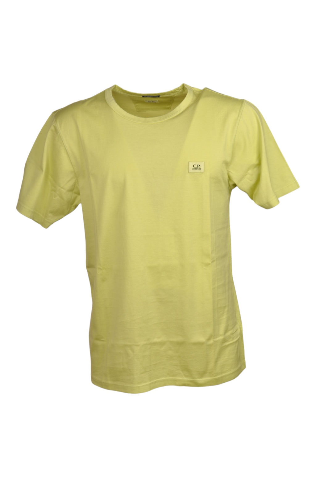 t-shirt verde nan vista frontale logo ricamato logo Ricamato