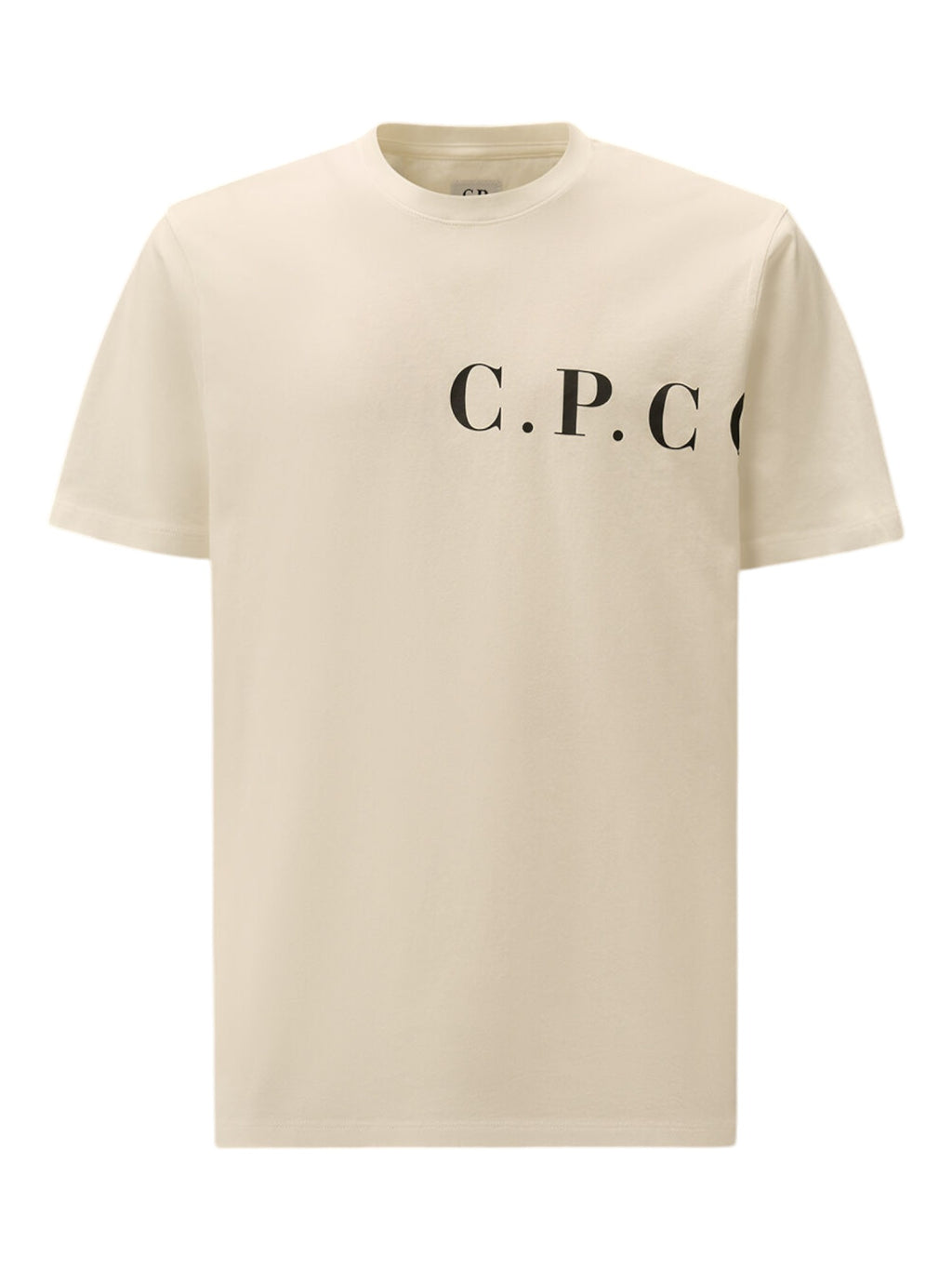 Dettaglio logo su t-shirt bianco nan logo Stampa cotone con dettagli chiari