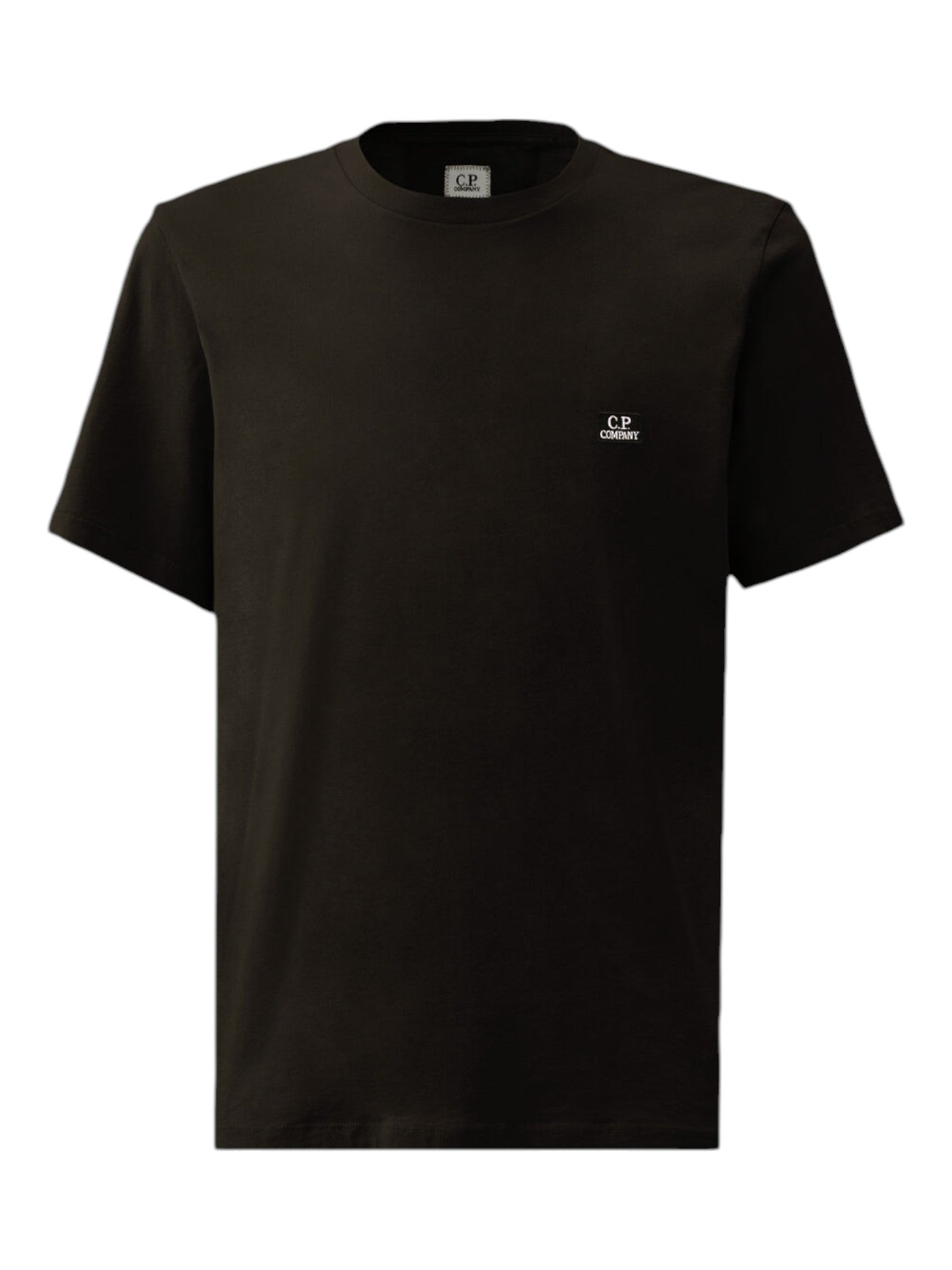 t-shirt nero nan logo ricamato logo patch logo Ricamato Patch cotone