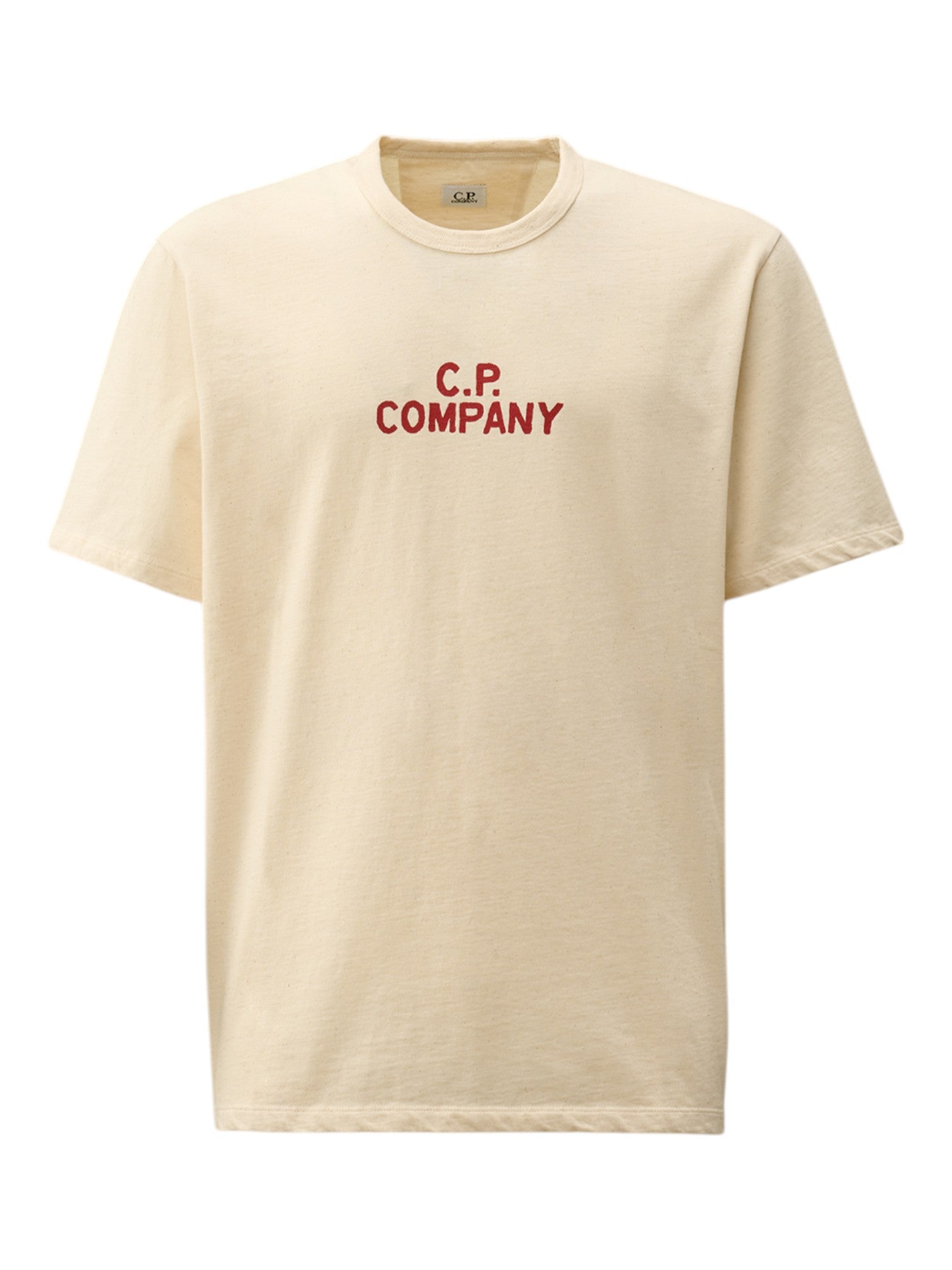 t-shirt panna nan vista frontale logo Stampa Grafica British Sailor cotone