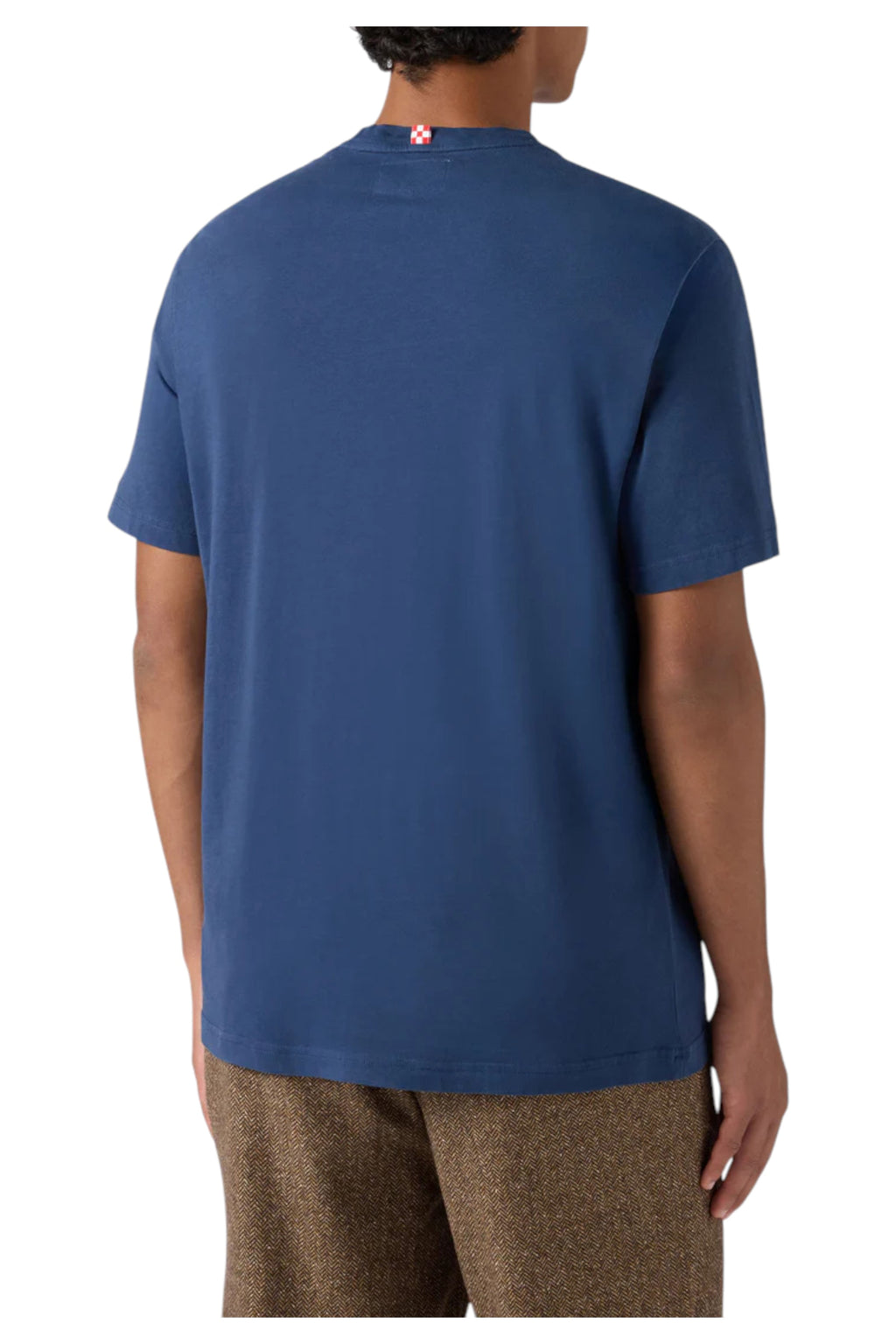 Dettaglio t-shirt blu scritta “GRAND SLAM” Saint Barth cotone