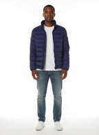 vista frontale del giubbotto royal con collo in piedi Peuterey in piuma d'oca