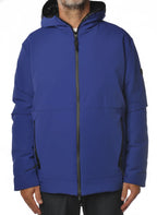 Vista posteriore del giubbotto Peuterey tessuto tecnico royal