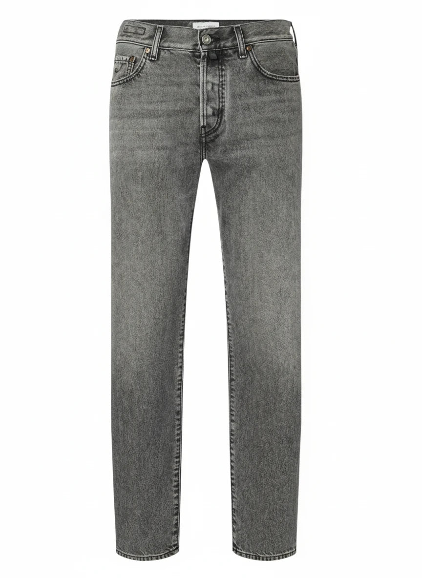 Jeans da solo da dietro jeans regular fit d lav nero grig Jacob Cohen