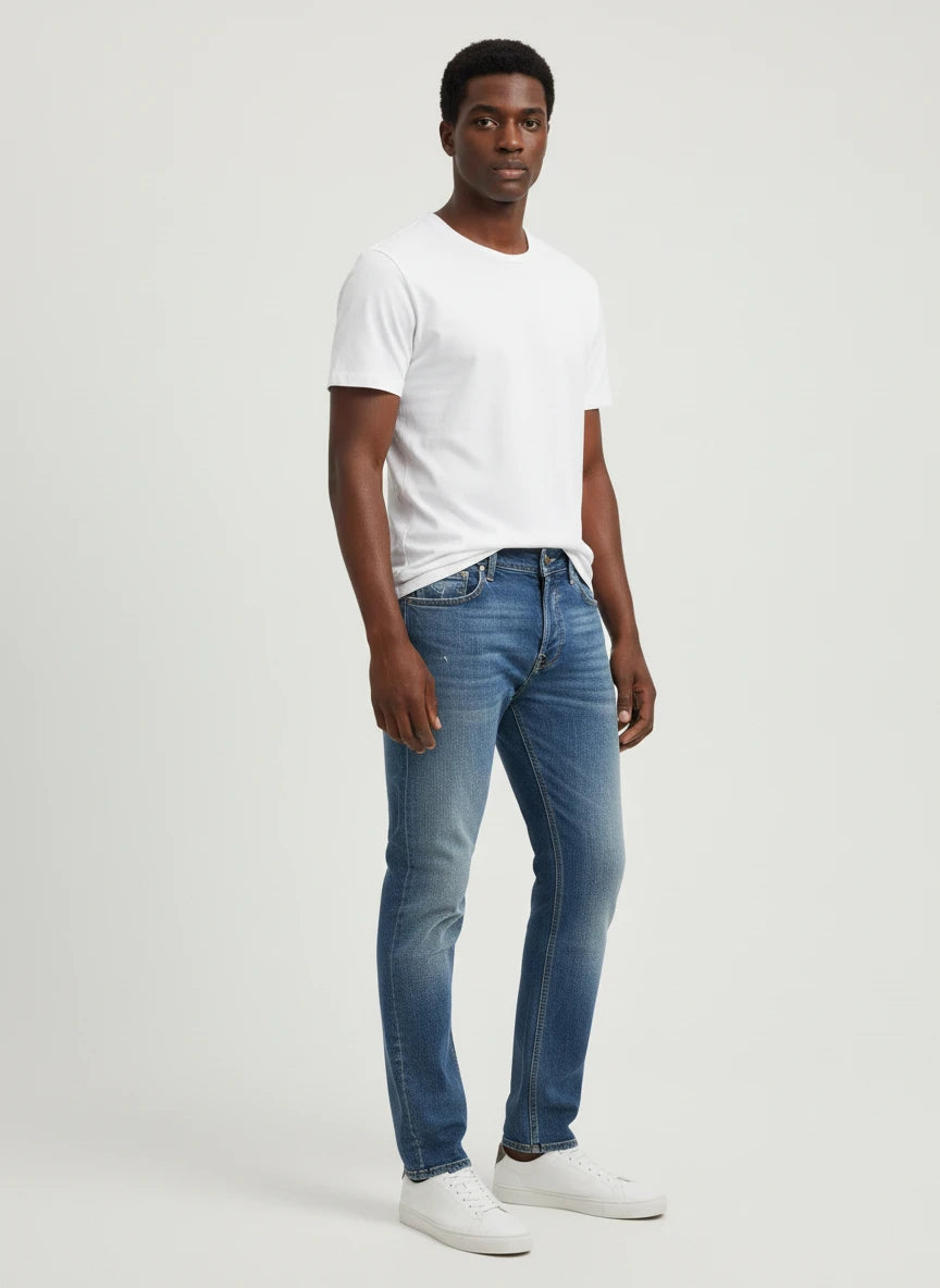 Model 45 jeans straight leg washdark Jacob Cohen in fine fabric