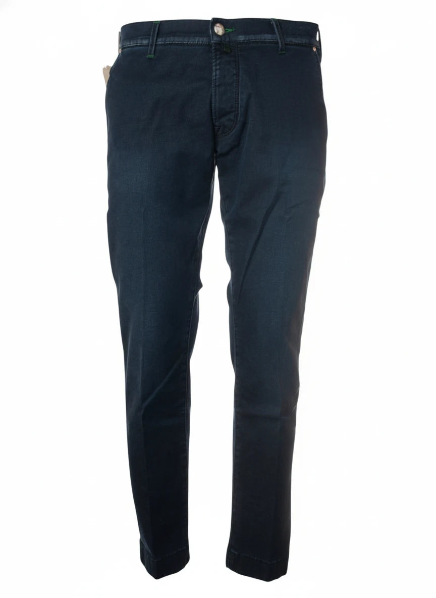 Rear view of slim‑fit jeans dark wash Jacob Cohen