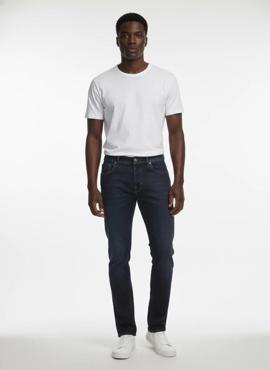 Jeans da solo da dietro jeans slim fit d lav scuro Jacob Cohen