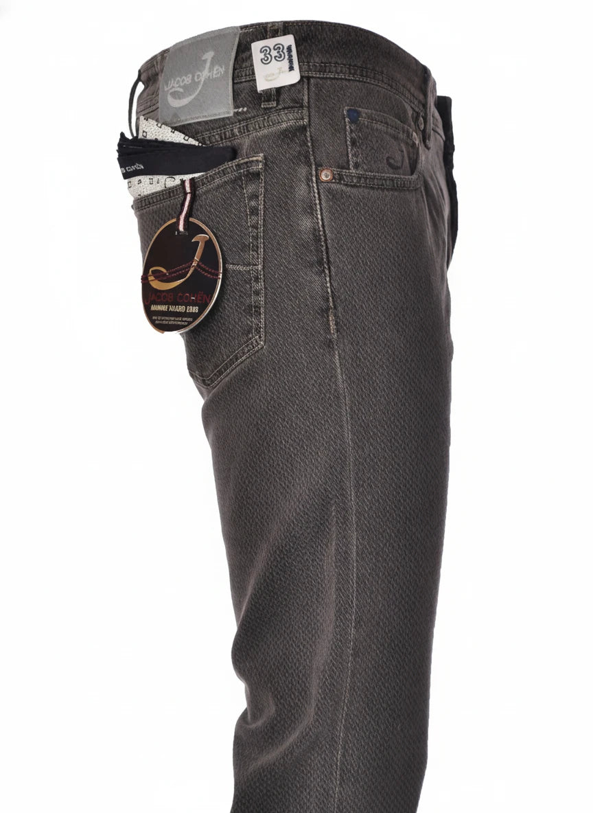 Detail of jeans narrow leg 4601 Jacob Cohen in premium fabric