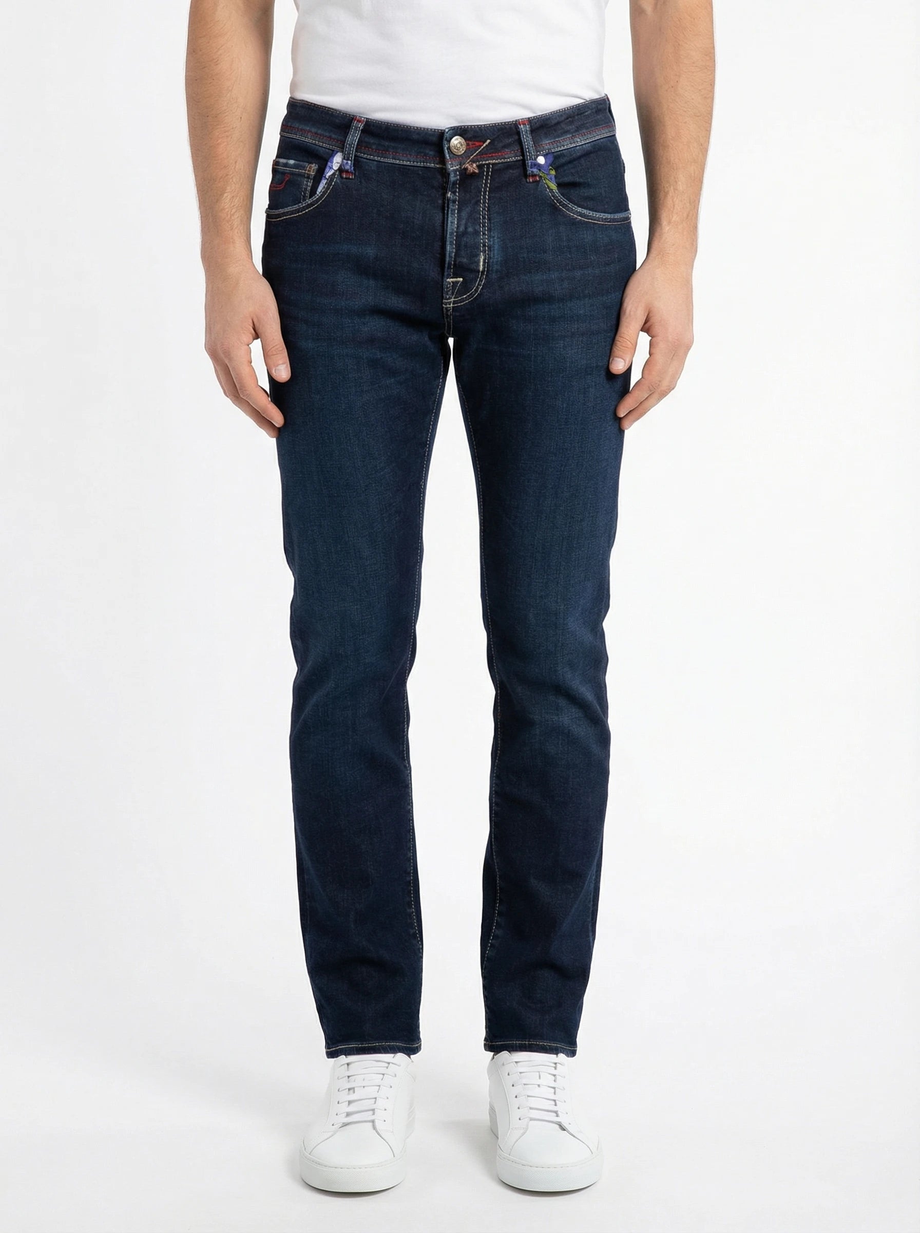 Model 45 jeans slim fit wash dark Jacob Cohen denim