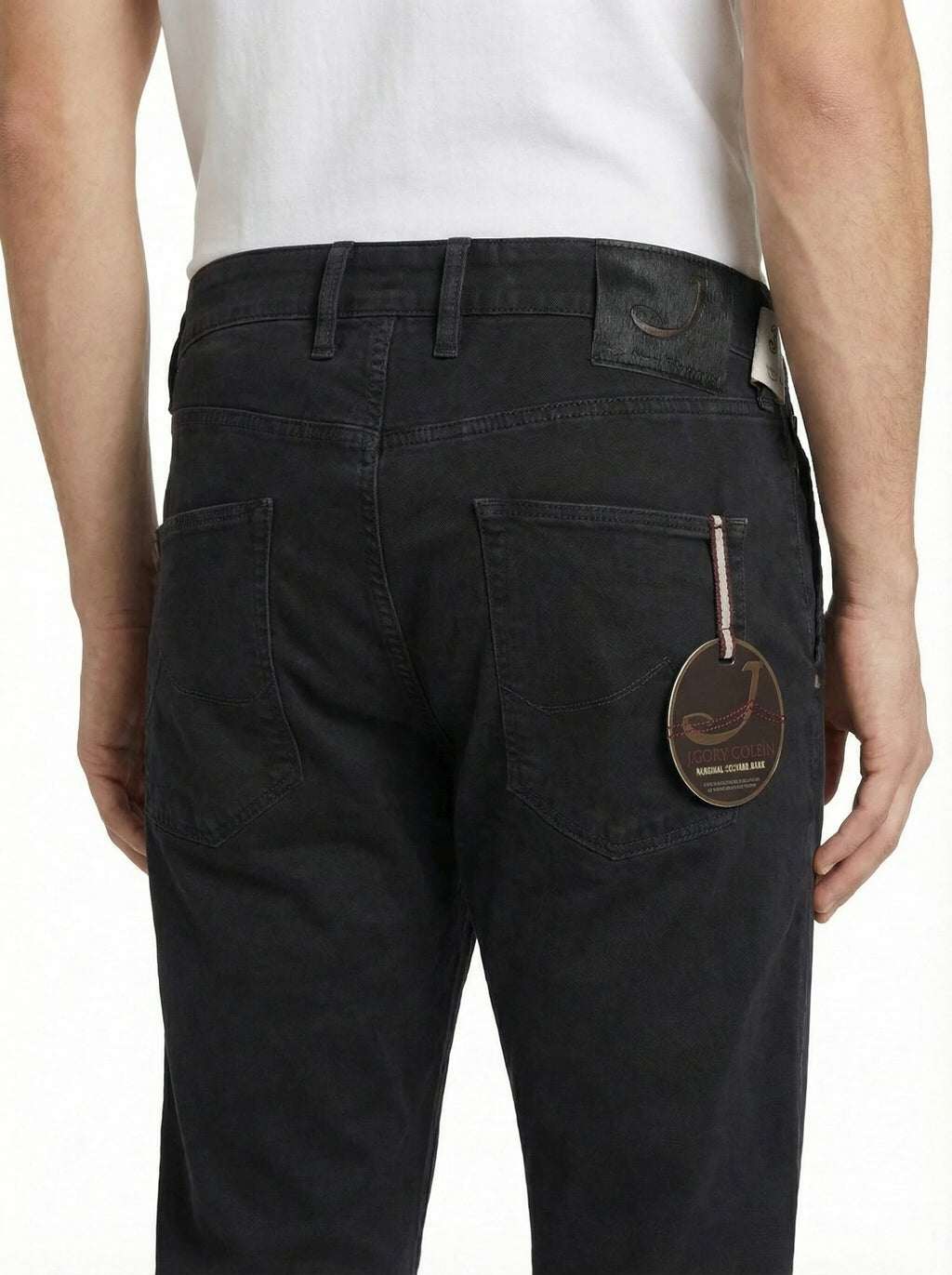 Front view of black Jacob Cohen