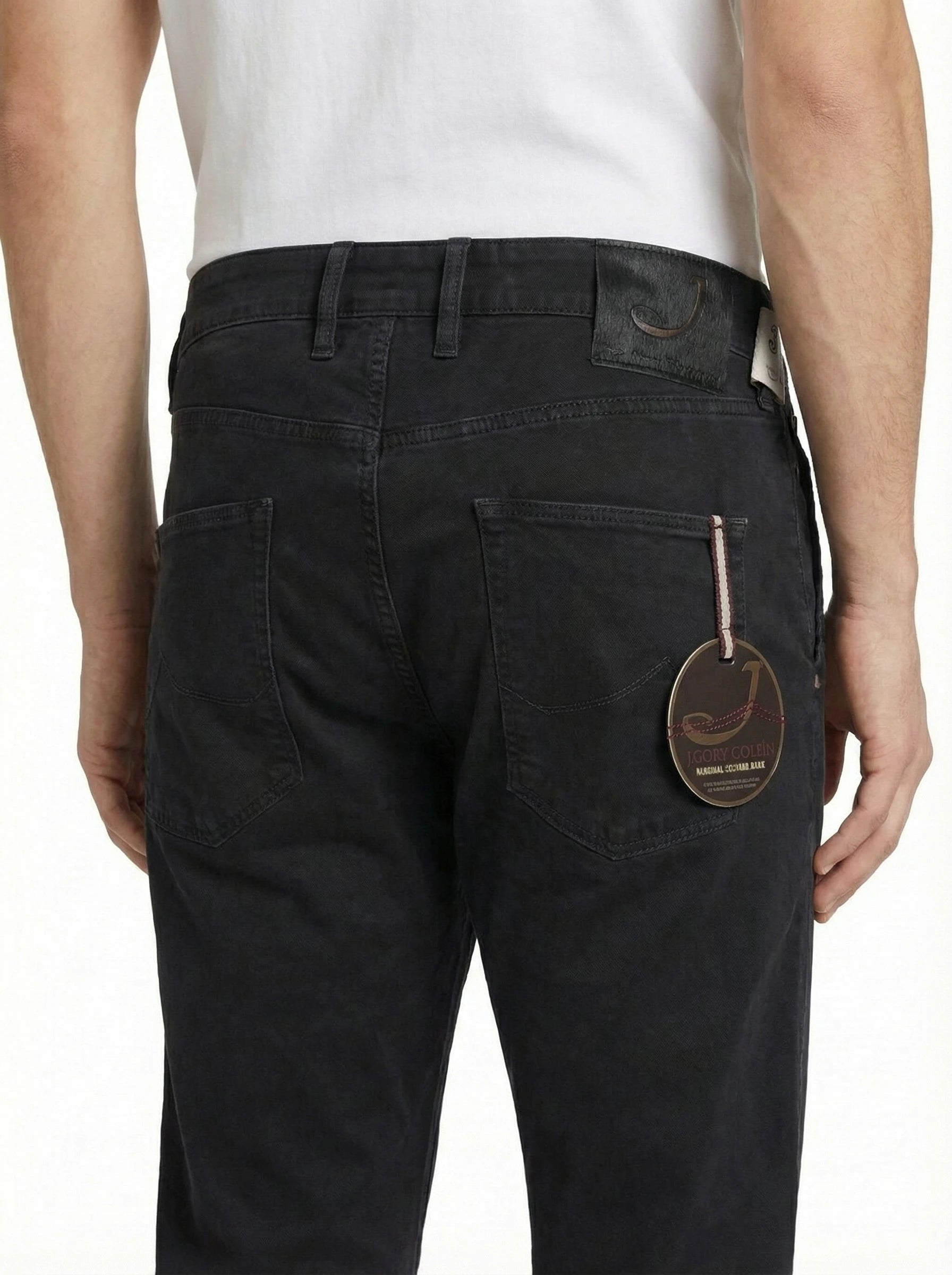 Front view of black Jacob Cohen