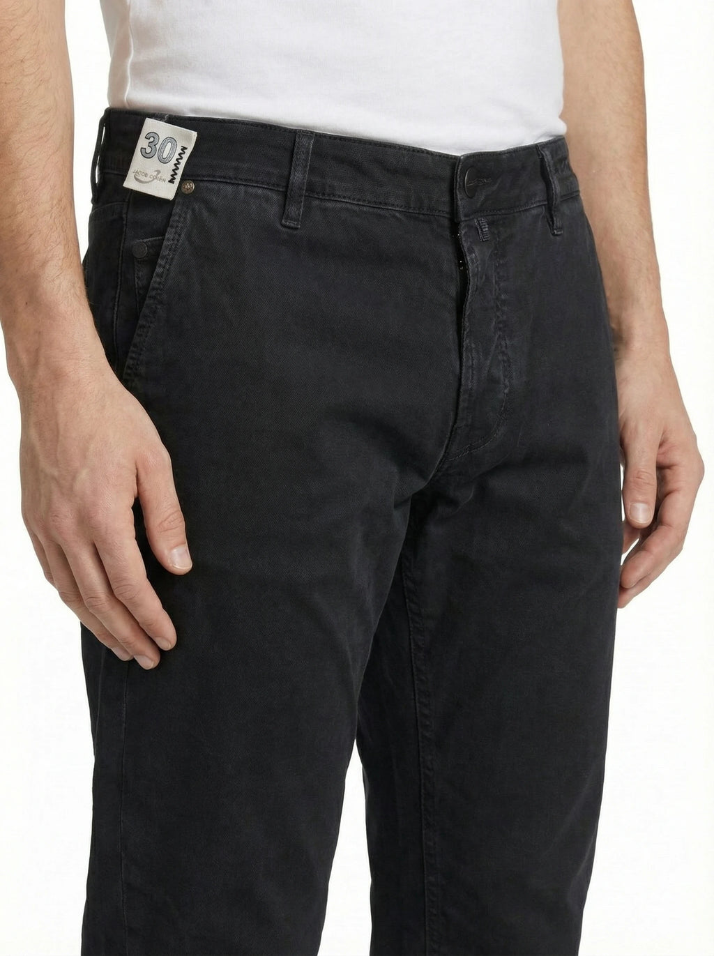 Rear view of black Jacob Cohen