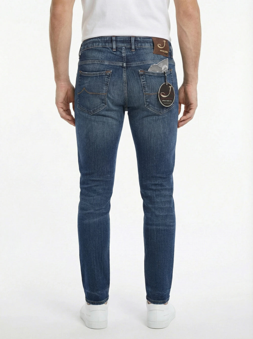 Rear view of jeans narrow leg 4601 Jacob Cohen