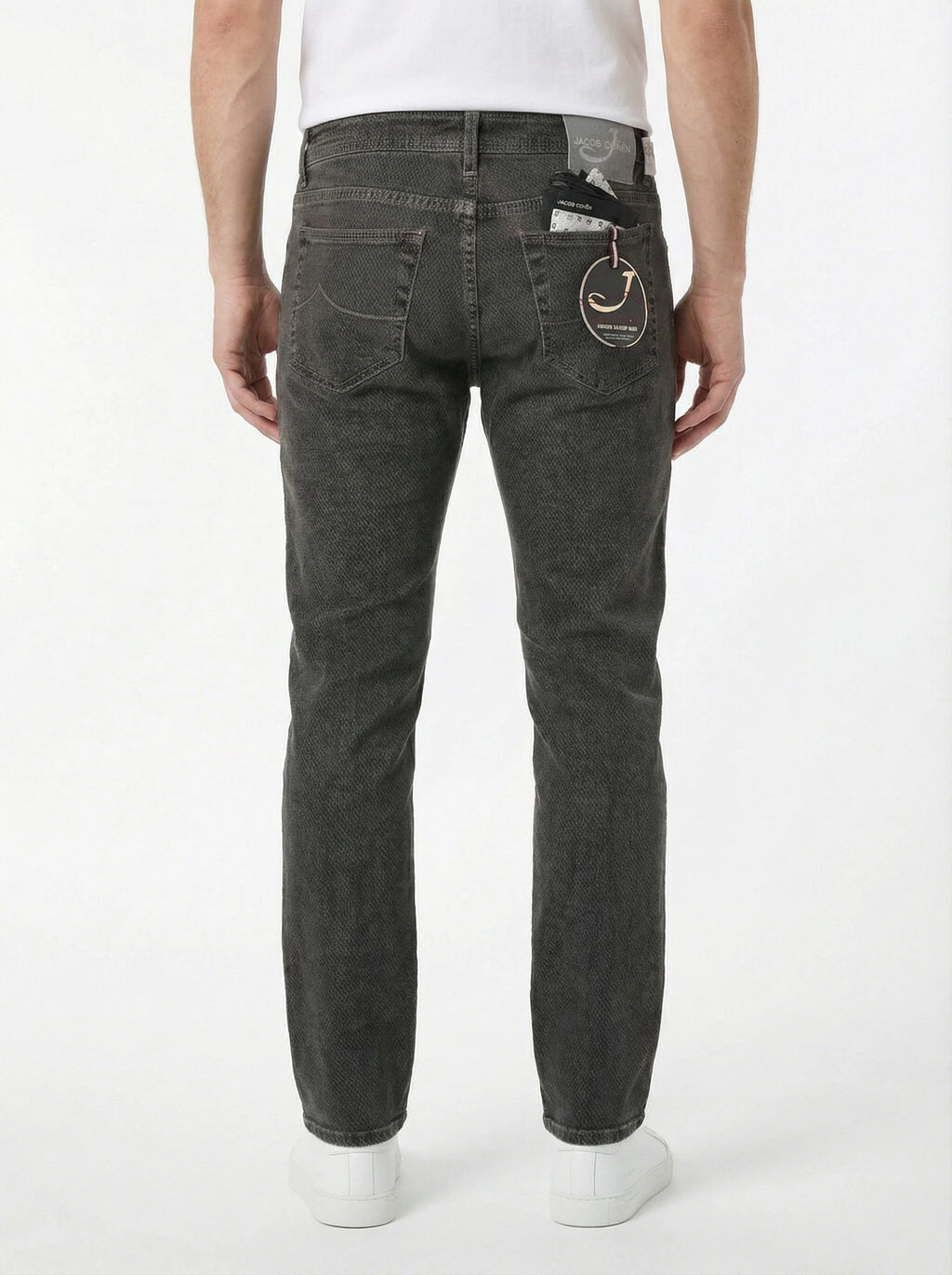 Rear view of jeans narrow leg 4601 Jacob Cohen