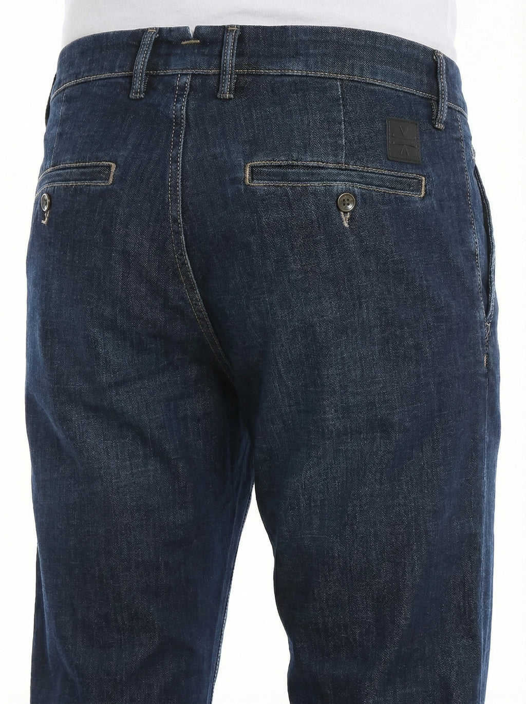Front view of slim‑fit jeans dark wash Jacob Cohen