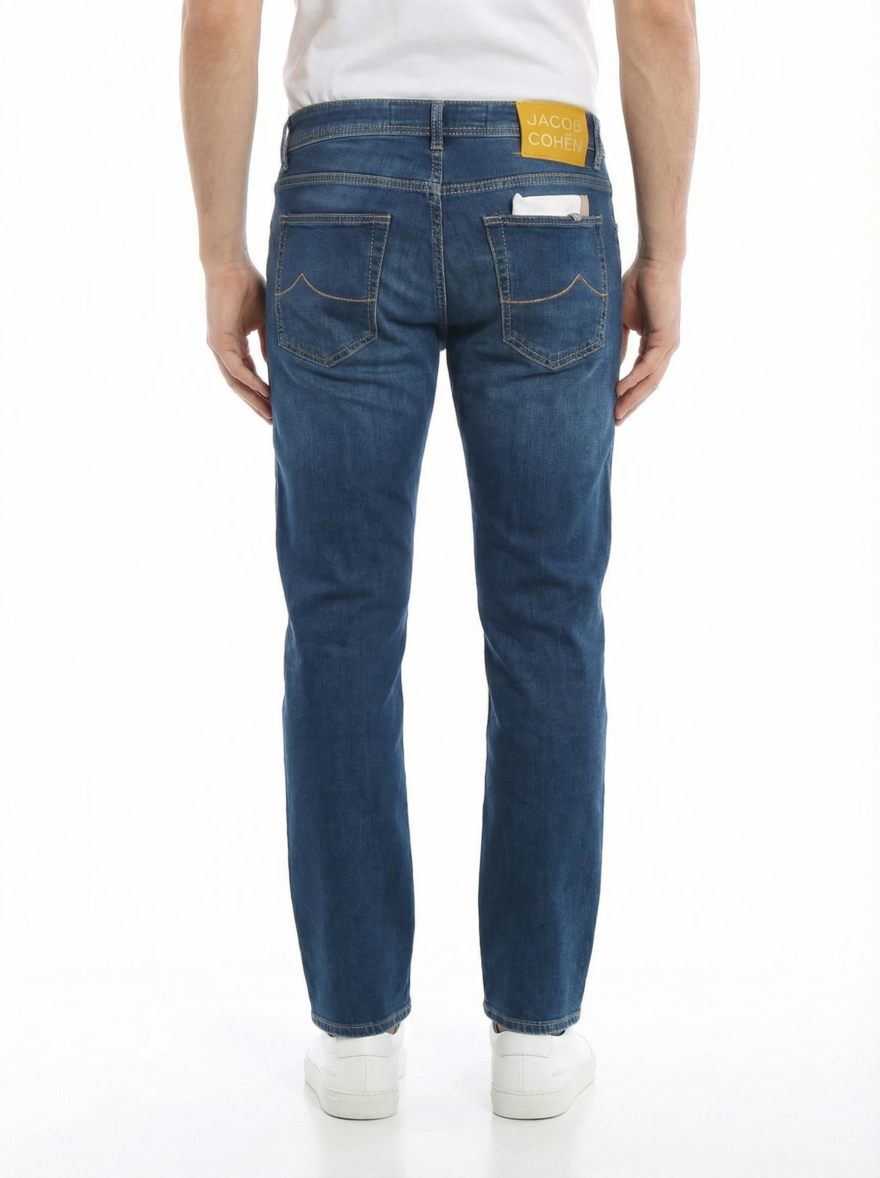 Jeans da solo frontale jeans slim fit d lav azzurro Jacob Cohen