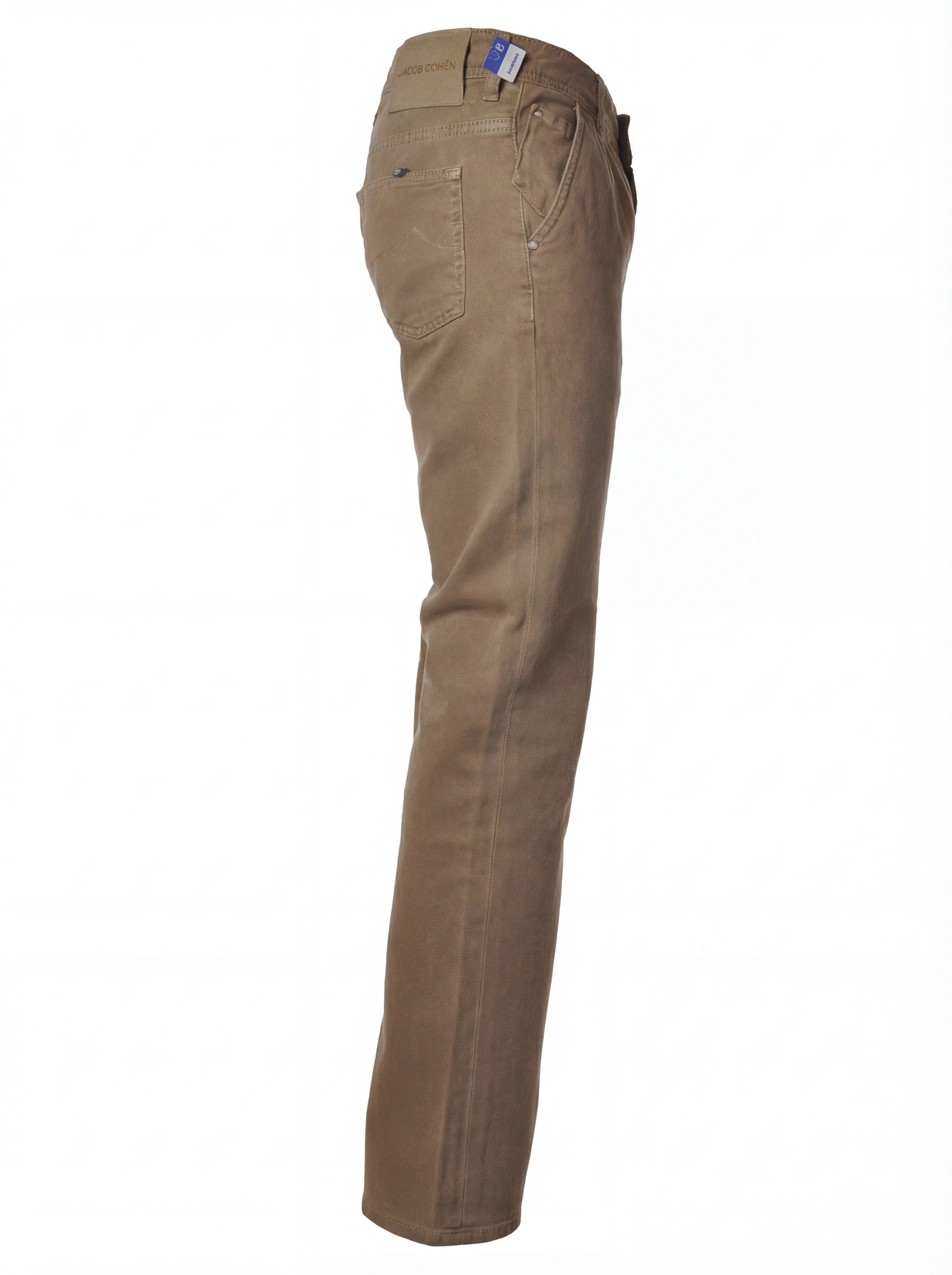 Dettaglio del tessuto e delle cuciture del pantalone Leonard slim fit Jacob Cohen