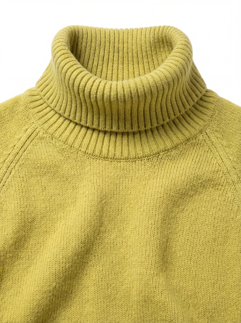 Maglia collo alto frontale, maglia collo alto cedro spalla raglan manica a rilievo C.P. Company da uomo