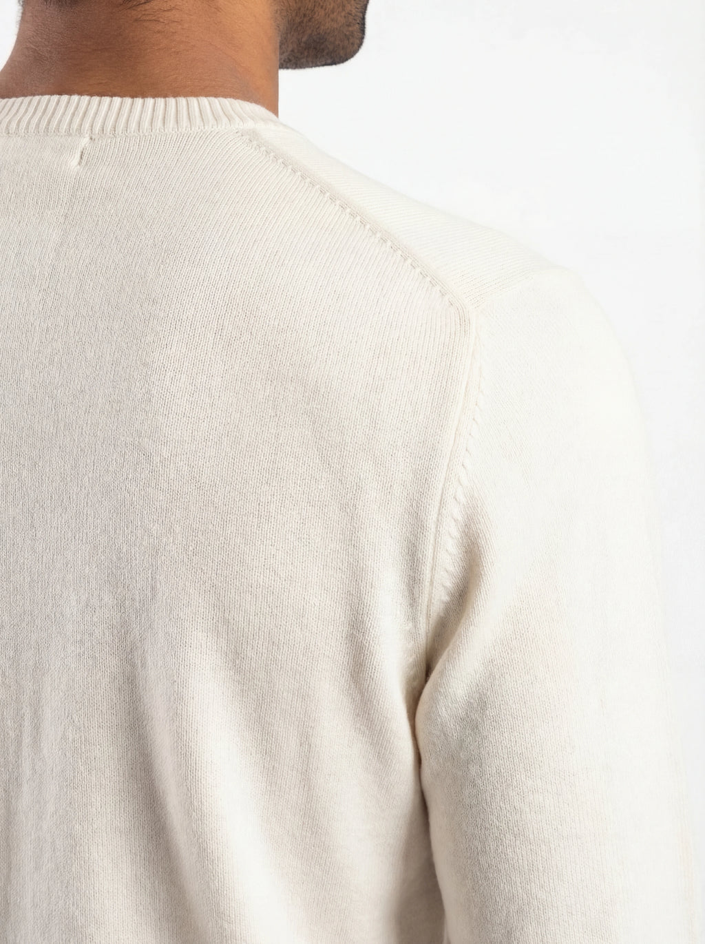 Maglione frontale, maglione bianco taschino con lente taschino C.P. Company da uomo in cotone