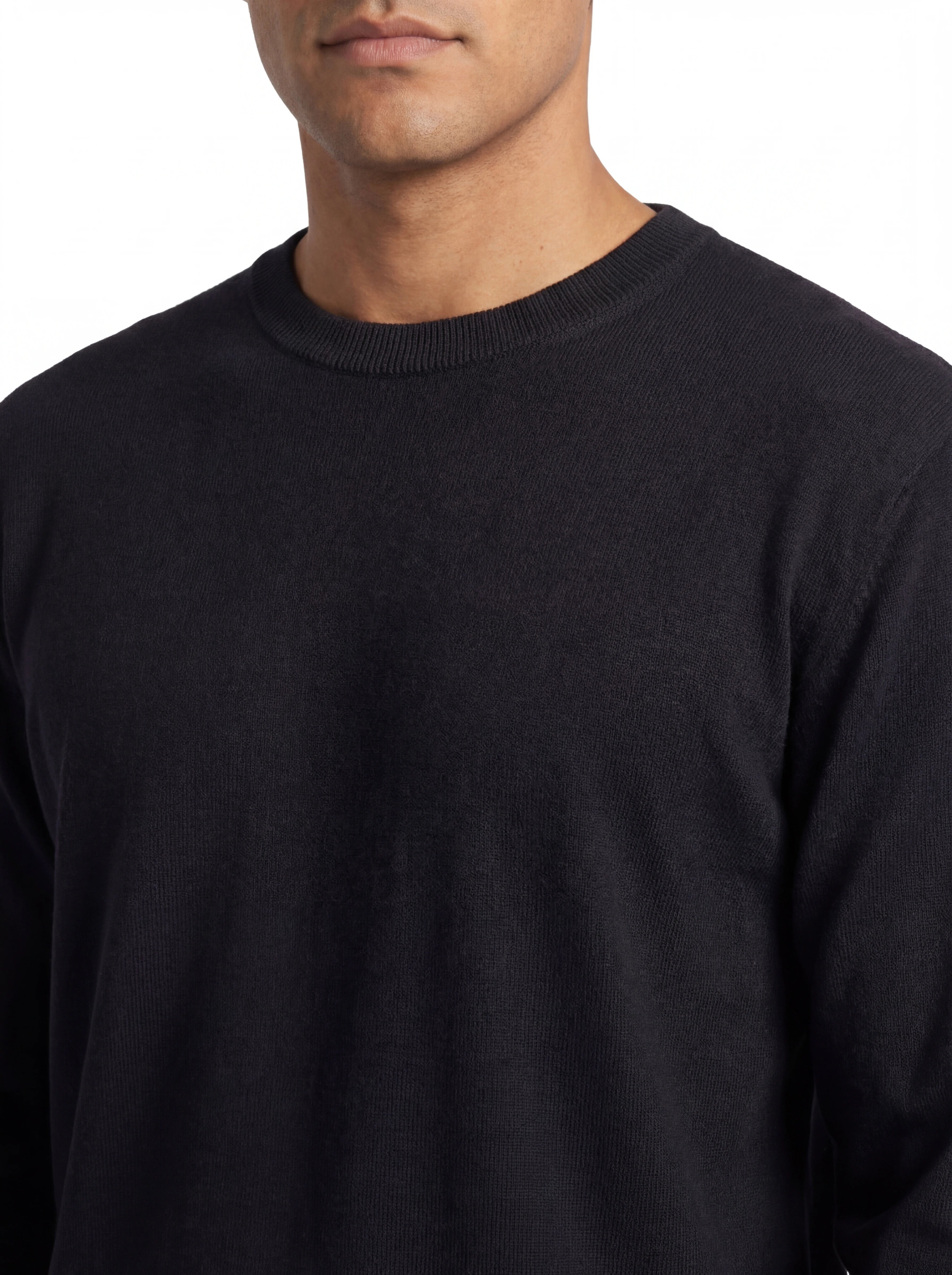 Maglia girocollo frontale, maglia girocollo blu C.P. Company da uomo