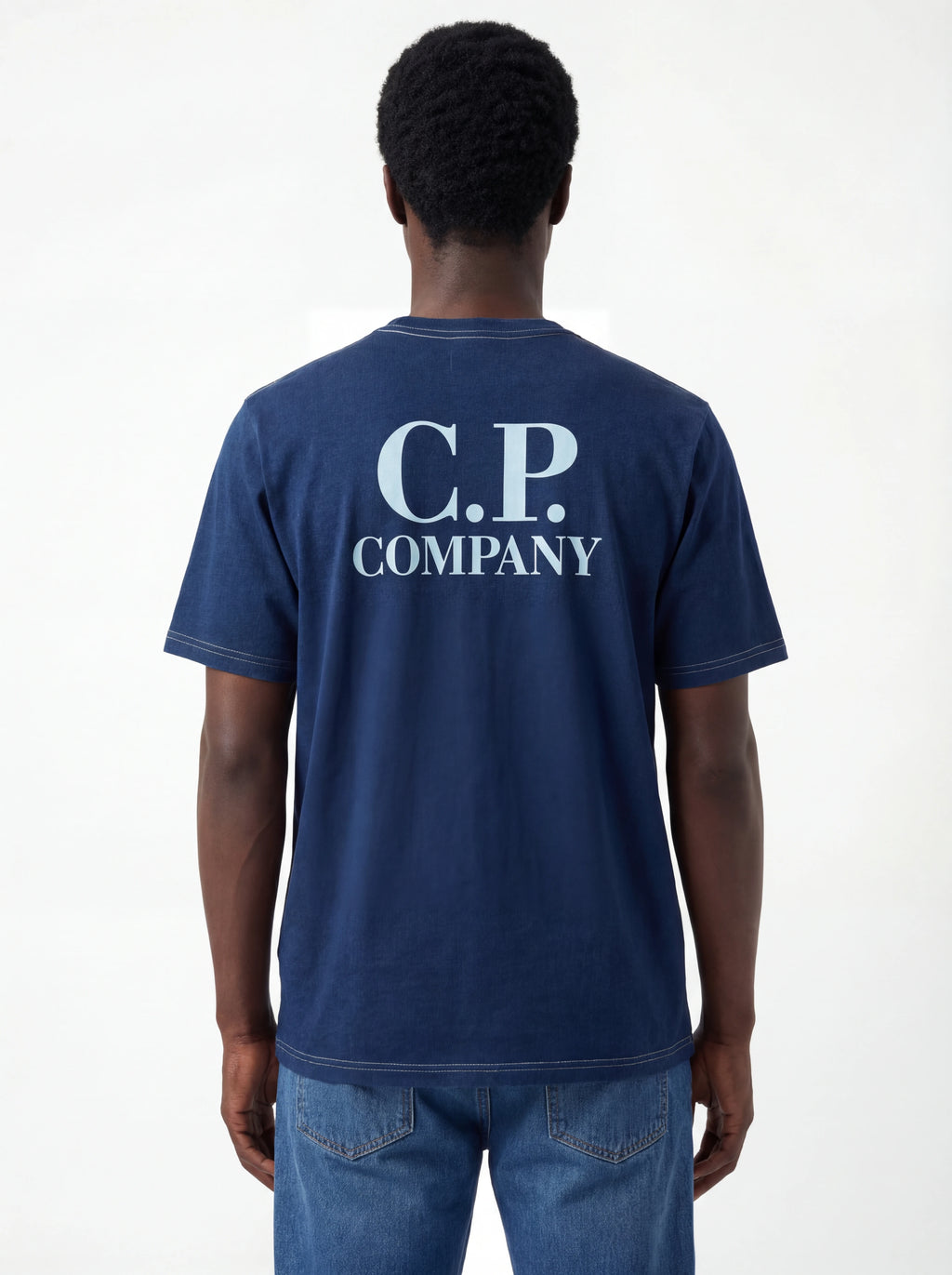 t-shirt avio nan logo Stampa Grafica British Sailor cotone con dettagli chiari