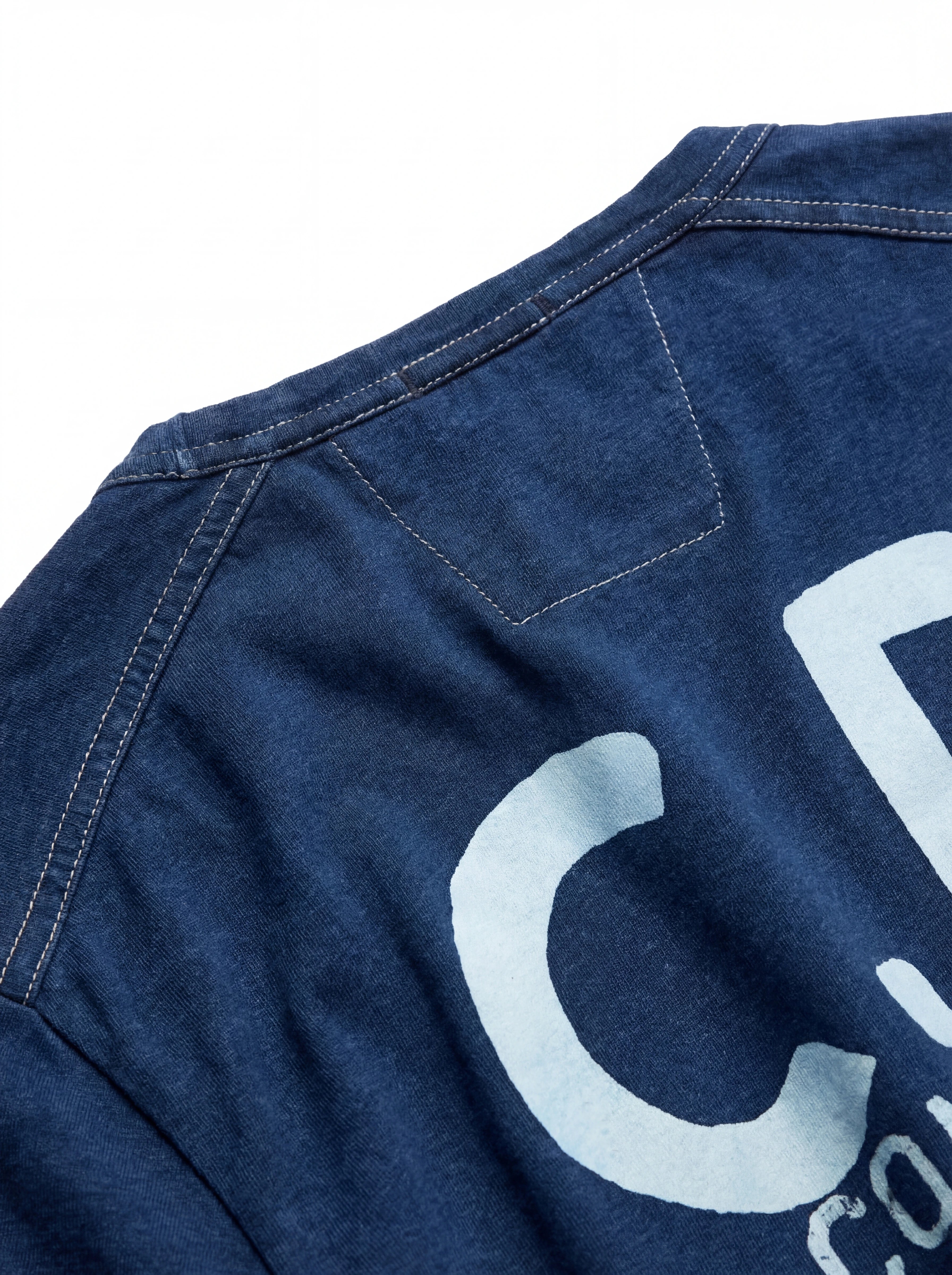 t-shirt avio nan logo Stampa Grafica British Sailor cotone con dettagli chiari