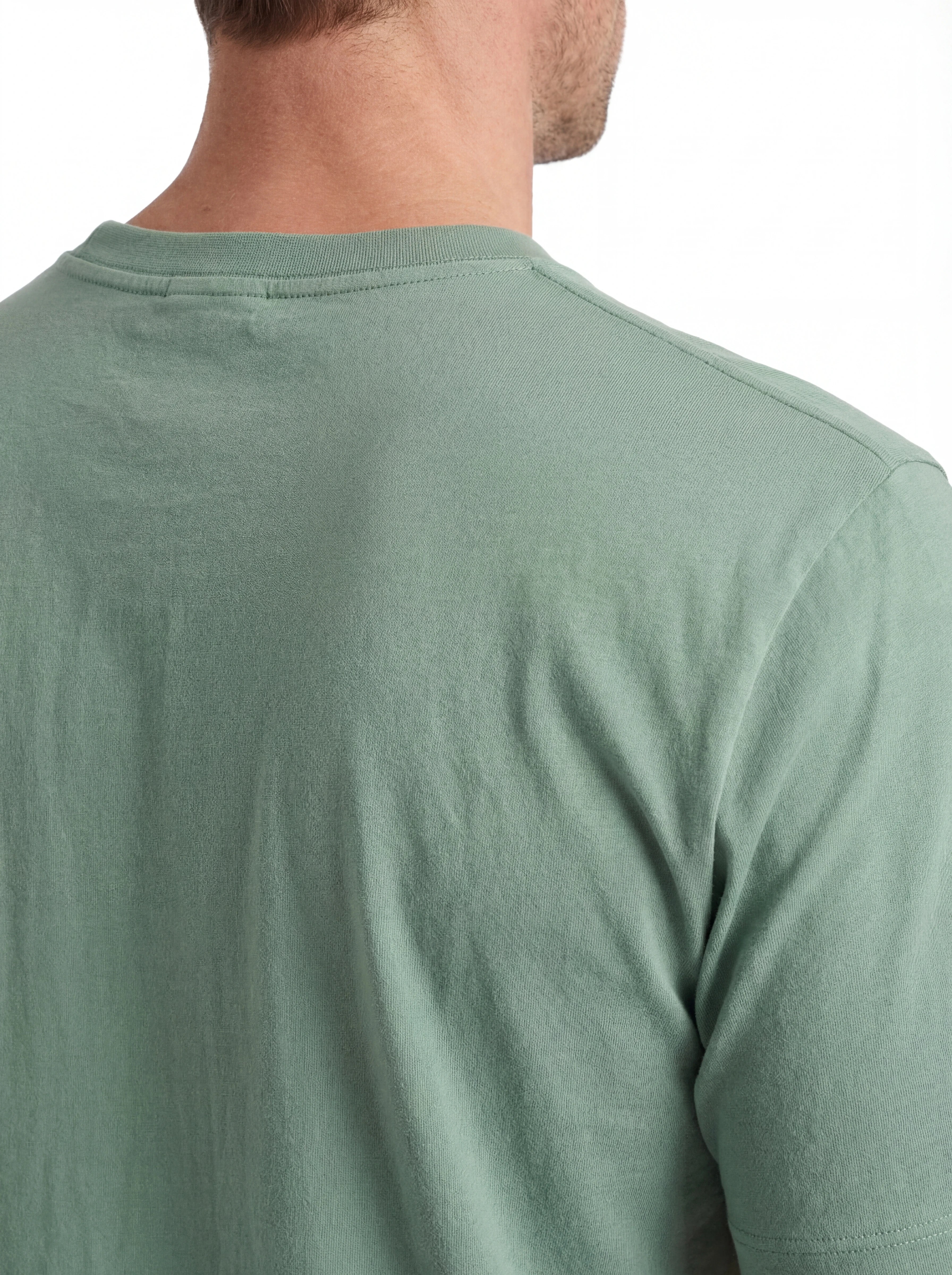 t-shirt verde nan logo Stampa cotone jersey con dettagli chiari