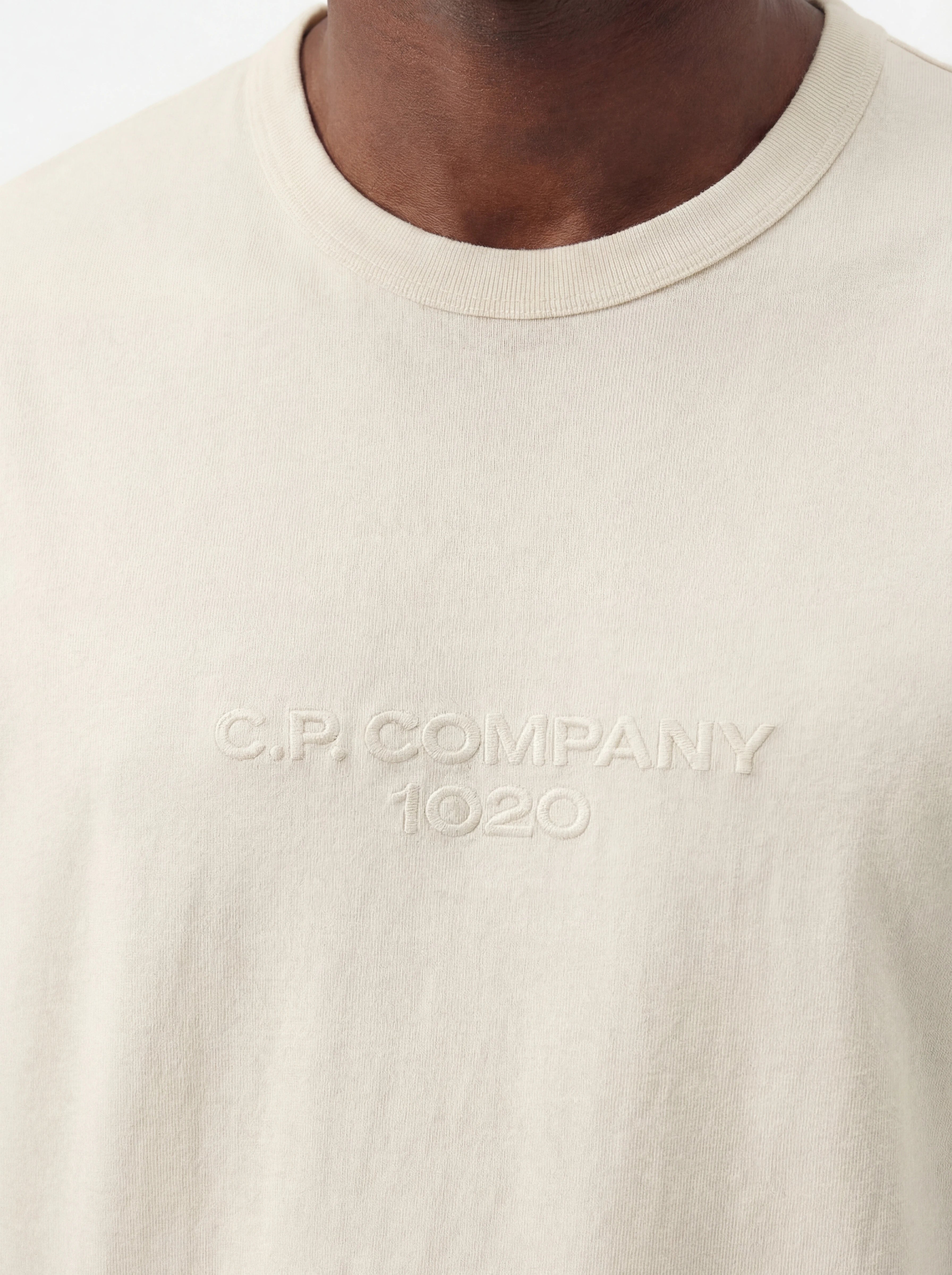 t-shirt bianco nan logo Stampa jersey con dettagli chiari