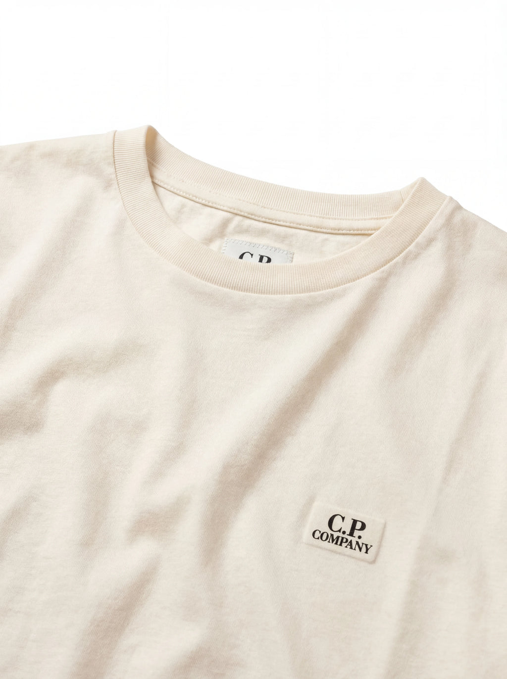 t-shirt bianco nan logo ricamato logo patch logo Ricamato Patch cotone